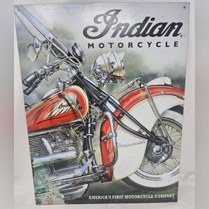 Indian Motorcycle Metal Sign